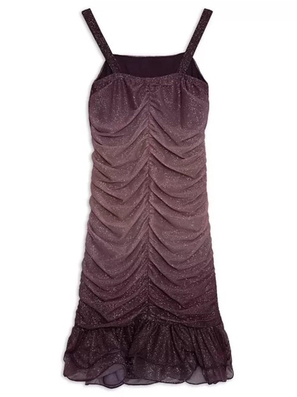Speechless Glitter Rouched Bodycon Dress
